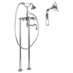 Напольный смеситель для ванны Cezares (Цезарис) Nostalgia хром (NOSTALGIA-VDP2-01-M)