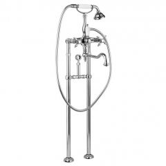 Напольный смеситель для ванны Cezares (Цезарис) Nostalgia хром (NOSTALGIA-VDPS2-01-Bi)
