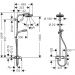 Душевая система Hansgrohe Crometta хром (27266400)
