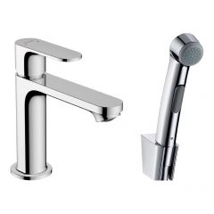 Смеситель для раковины Hansgrohe Rebris S с гигиеническим душем 72215000 хром