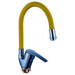 Смеситель сборный для кухни с гибким изливом Potato (Потато) Желтый (P58278-10)