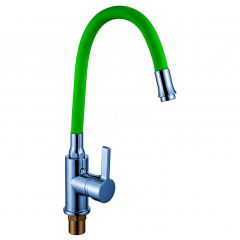Смеситель сборный для кухни с гибким изливом Potato (Потато) зеленый (P59281-11)