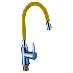 Смеситель сборный для кухни с гибким изливом Potato (Потато) Желтый (P59281-10)