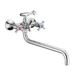 Смеситель для ванны с круглым изливом Potato (Потато) Хром (P2662)