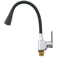 Смеситель сборный для кухни с гибким изливом Potato (Потато) P59238х19 хром/серый