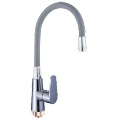 Смеситель сборный для кухни Potato (Потато) P4131х19 хром/серый