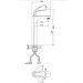 Смеситель для раковины-чаши высокий DK Venice Gondola (DA1022041) хром