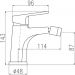 Смеситель для биде Rav Slezak Colorado CO245.5KCMAT, черный