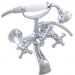Смеситель для ванны Rav Slezak Morava MK360.5/2, хром