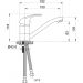 Смеситель для раковины WesnaArt Listok LIS01-220, хром