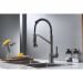 Смеситель для кухни с гибким изливом Shevanik (Шеваник) S963T, оружейная сталь