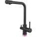 Смеситель для кухни с подключением фильтра Shevanik (Шеваник) S328H, черный