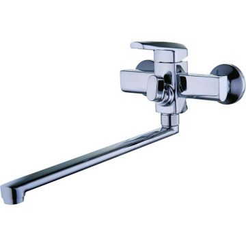 Смеситель для ванны Glauf (Глауф) Lof с поворотным изливом Хром (LOF7-A033)
