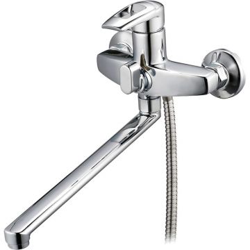 Смеситель для ванны Glauf (Глауф) Lwf с поворотным изливом Хром (LWF7-A113)