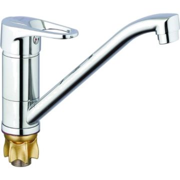 Смеситель для кухни Glauf (Глауф) 4T4 с поворотным изливом Хром (4T4-A043)