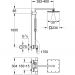Душевая система с термостатом для настенного монтажа, Grohe Euphoria Cube System 230, хром, (26087000)