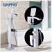 Смеситель для ванны Gappo G3007-8 белый,хром, на пол