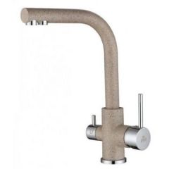 Смеситель для кухни Paulmark (Паульмарк) Estetica, светлое золото, Es218006-LG