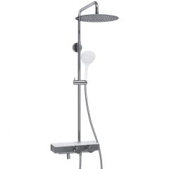 Душевой комплект с термостатическим смесителем Wasserkraft (Васеркрафт) Aller A113.116.155.CH Thermo хром