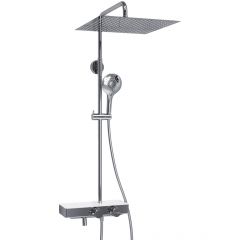 Душевой комплект с термостатическим смесителем Wasserkraft (Васеркрафт) Aller A113.119.101.CH Thermo хром