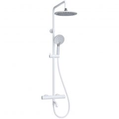 Душевой комплект с термостатическим смесителем Wasserkraft (Васеркрафт) Mindel A188.067.058.WM Thermo Белый