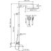 Душевой комплект с термостатическим смесителем Wasserkraft (Васеркрафт) Mindel A188.161.155.WM Thermo Белый