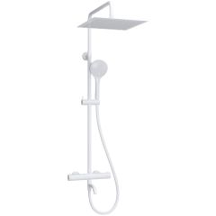 Душевой комплект с термостатическим смесителем Wasserkraft (Васеркрафт) Mindel A188.163.155.WM Thermo Белый