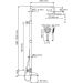 Душевой комплект с термостатическим смесителем Wasserkraft (Васеркрафт) Mindel A188.257.155.WM Thermo Белый