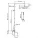 Душевой комплект с термостатическим смесителем Wasserkraft A188.116.137.087.CH Thermo хром