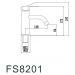 Смеситель для раковины Fmark FS8201A хром