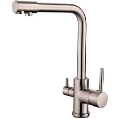 Смеситель для кухни Vieir (Виеир) Kitchen с подключением к фильтру сатин V15002-G