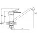 Смеситель для кухни Glauf Solone SIT Хром (SIT4-A182)