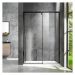 Душевая дверь Vincea Lugano VDS-1L120CLB-1, 1200, черный, стекло прозрачное