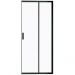 Душевая дверь Vincea Garda VHC-1G110CLB 110х190 черный стекло прозрачное