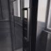 Душевая дверь Veconi Premium Trento PTD-40B PTD40-B-120-01-C4 Стекло прозрачное 1200х2000х8 мм черный