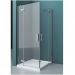 Душевой уголок BelBagno (Бельбагно) KRAFT-AH-22-120/80-C-Cr-L хром, стекло прозрачное 6 мм (1200х1950х800)