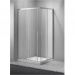 Душевой уголок BelBagno (Бельбагно) SELA-AH-2-120/90-P-Cr хром, стекло рифленое 5 мм (1200х1900х900)