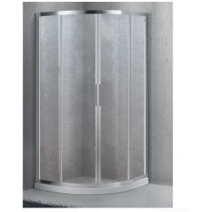 Душевой уголок BelBagno (Бельбагно) SELA-R-2-90-P-Cr хром, стекло рифленое 5 мм (900х1900х900)