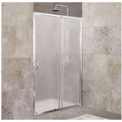 Душевая дверь BelBagno (Бельбагно) UNIQUE-BF-1-120/135-M-Cr хром, стекло матовое 5 мм (1900х1200/1350)