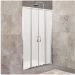 Душевая дверь BelBagno (Бельбагно) UNIQUE-BF-2-150/180-M-Cr хром, стекло матовое 5 мм (1900х1500/1800)