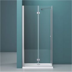 Душевая дверь BelBagno ALBANO-BS-12-100-C-Cr хром, стекло прозрачное 6 мм (1000х1950)