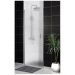 Душевая дверь BelBagno (Бельбагно) UNO-B-1-85-P-Cr хром, стекло рифленое 5 мм (1900х850)