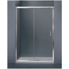 Душевая дверь BelBagno UNO-BF-1-125-C-Cr хром, стекло прозрачное 5 мм (1850х1250)