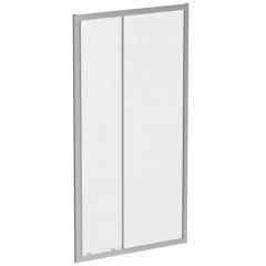 Душевая дверь BelBagno DUE-BF-1-100-C-Cr хром, стекло прозрачное 5 мм (1000х1900)