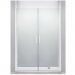 Душевая дверь Cezares RELAX-B-2-180-C-Bi цвет профиля серый, стекло прозрачное 5 мм 185х185 см