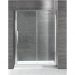 Душевая дверь Cezares Lux-Soft-W-BF-1-150-C-Cr-IV, цвет профиля хром, стекло прозрачное 8 мм 200х150 см
