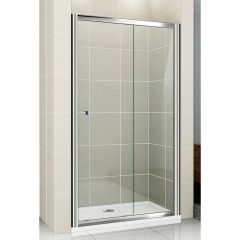 Душевая дверь Cezares (Цезарис) Pratico-BF-1-105-C-Cr, цвет профиля хром, стекло прозрачное 5 мм 185х105 см