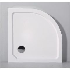 Душевой поддон Cezares Tray-SMC-R-80-550-150-W с сифоном, радиальный, цвет белый 80х80х15 см