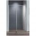 Душевая дверь Cezares Urban-B-12-150-C-CR, цвет профиля хром, стекло прозрачное 6 мм 150х195 см