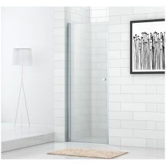 Душевая дверь Cezares (Цезарис) Eco-O-B-1-80-P-Cr, цвет профиля хром, стекло рифленое 6 мм 80х190 см